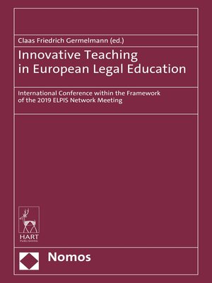 cover image of Innovative Teaching in European Legal Education